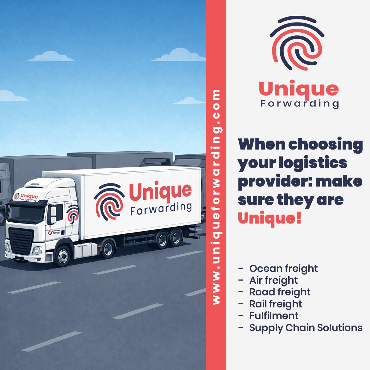 UNQF_Ltd's tweet image. When choosing your logistics supplier, make sure they are Unique!
uniqueforwarding.com
#oceanfreight  #airfreight  #logistics  #supplychain  #UniqueForwarding