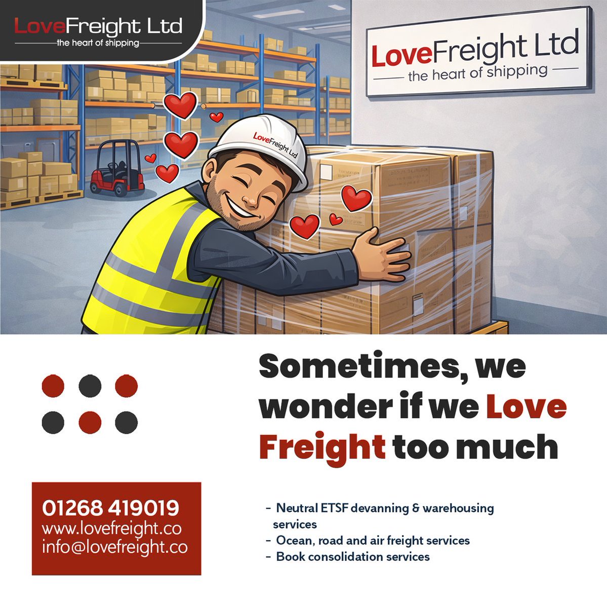 LoveFreight's tweet image. Love Freight - Getting to the heart of shipping and logistics.
lovefreight.co
#freight #warehousing #booklogistics #LoveFreight