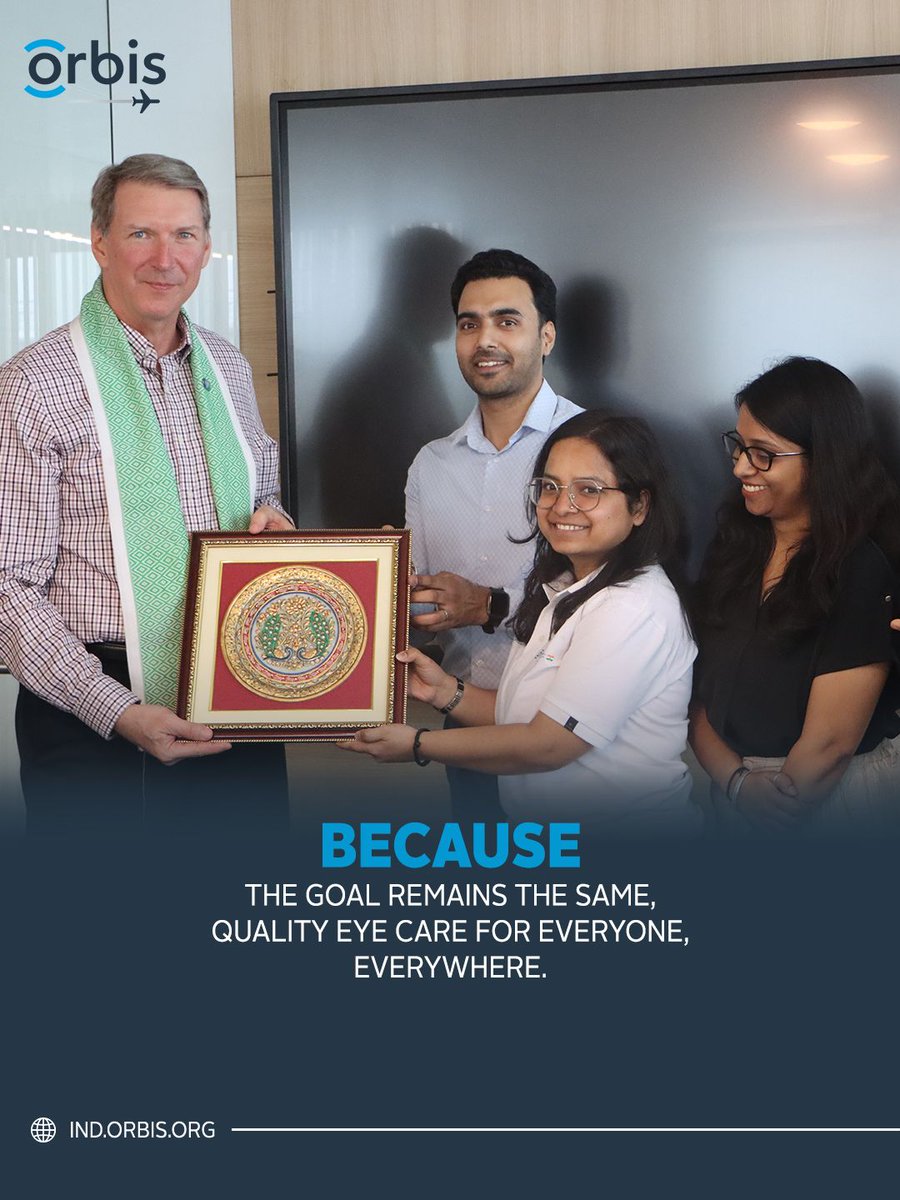 IndiaOrbis's tweet photo. As Orbis India marks 25 years, it reflects a commitment with partners to strengthen eye care, expand access, and build capacity. For Vision 2030, it aims to scale solutions and safeguard eye care against climate challenges, ensuring quality care for all. https://t.co/3SK2waZkCD