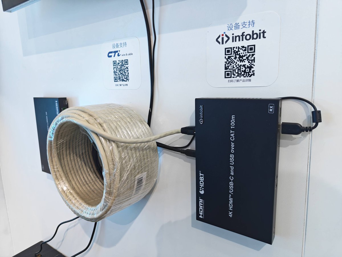 infobitav's tweet image. INFOBIT AV is showcasing our new HDBaseT solution iTrans E100HC3K at InfoComm China, Beijing April 15-17. Visit HDBaseT Valans booth EE07-01
Website: infobitav.com/itrans-e100hc3…

#InfoComm #INFOBIT #BYOD #BYOM