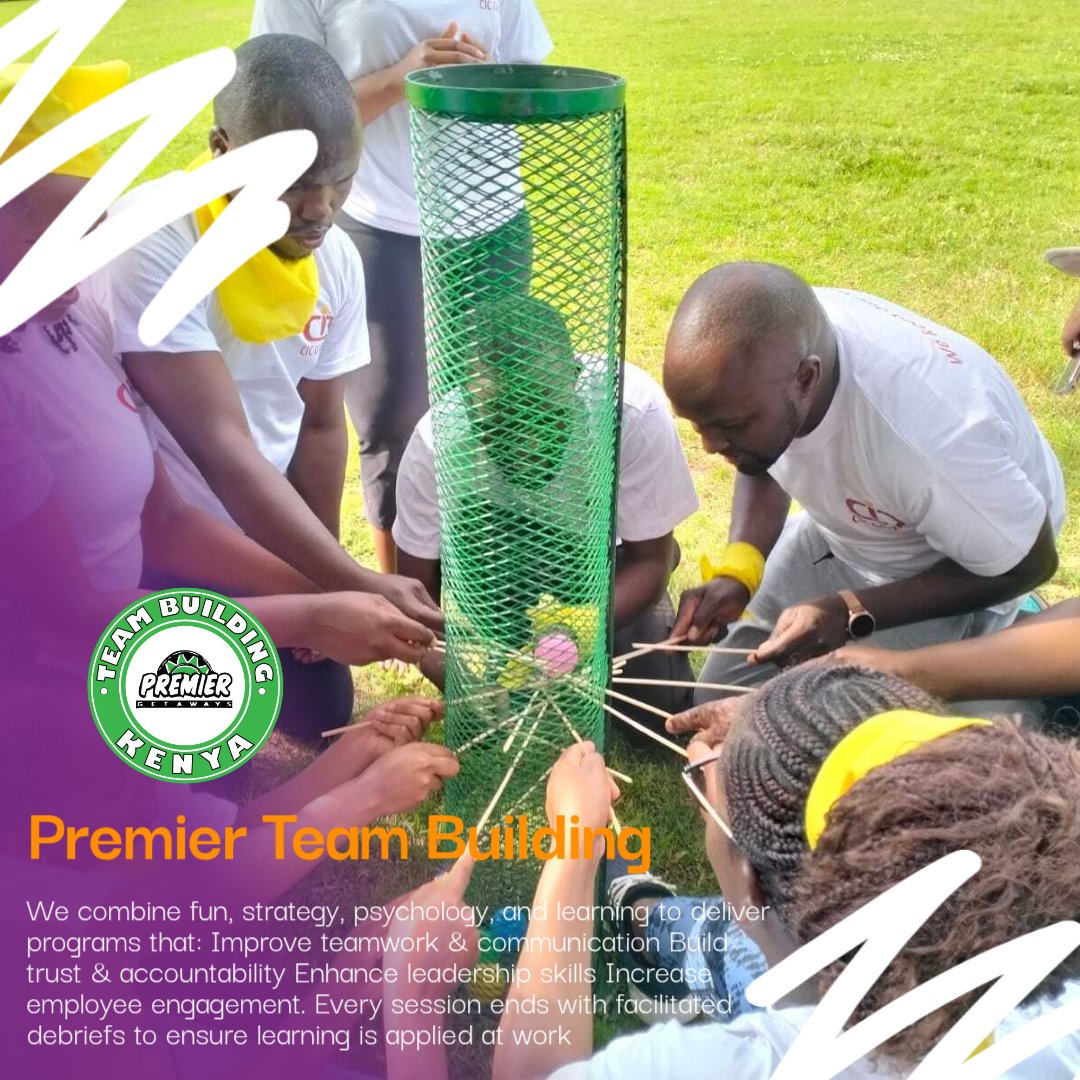 Great teams don’t just happen they’re built intentionally.
📩 Ready to build a stronger, more aligned team? Let’s make it happen.
📞 0703 244 110
📧 teambuilding@premiergetaways.co.ke
#teambuildingkenya #teambuildingfacilitators #teambuildingvenues #corporateteambuilding