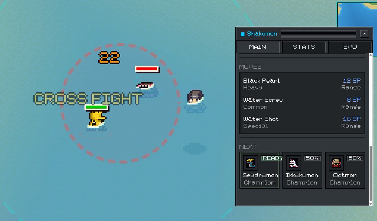 mathycreater's tweet photo. Another day of adventure in DigitalLink: Tamer Odissey. A battle in the middle of the ocean against a lost Agumon. An attempt to capture an Angemon in a lasso. A Wild West-style fight club that only the Metal Empire can pull off. The digital world is becoming vast and alive. https://t.co/9IkrkT3Fu8