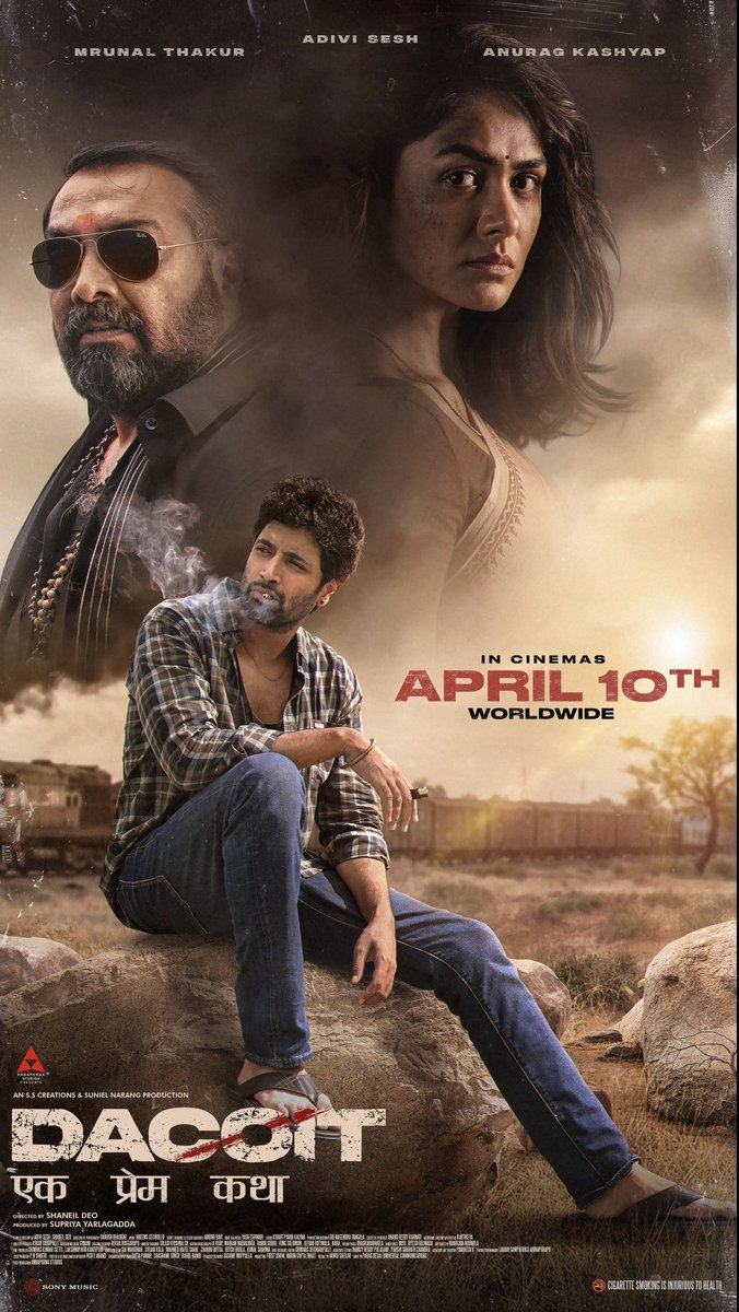 Doomzone007's tweet photo. #Dacoit Is a Good For Binge Watch, A luv story narrates the struggles of those who have fallen victim to Ostracism. Action, thrills, and romance. The suspense keeps the narrative engaging right up to the very end, though the screenplay feels somewhat lackluster in certain places. https://t.co/hYlqkBVheH