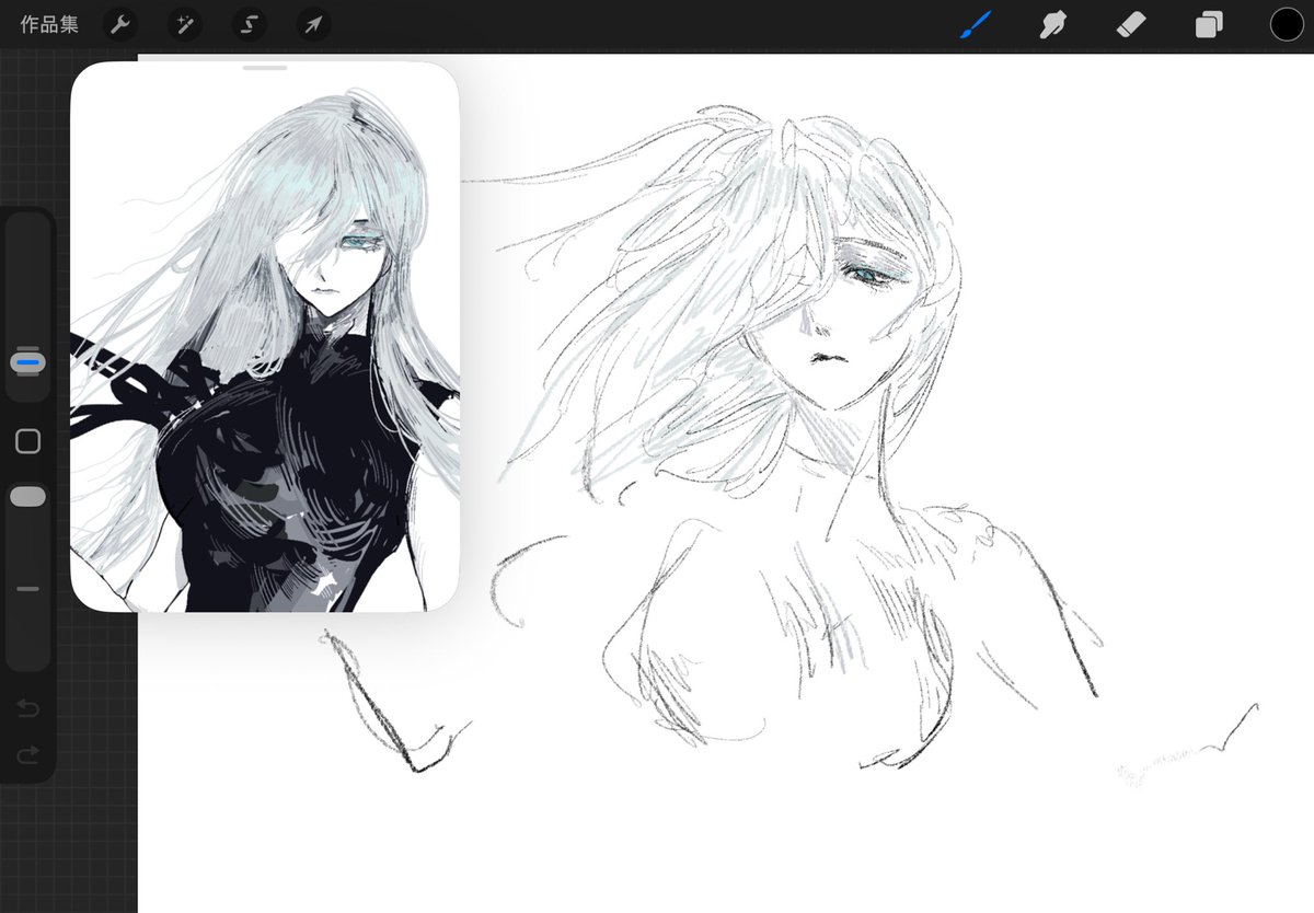 Feel_free_now's tweet image. #oc #procreateart #artmoots