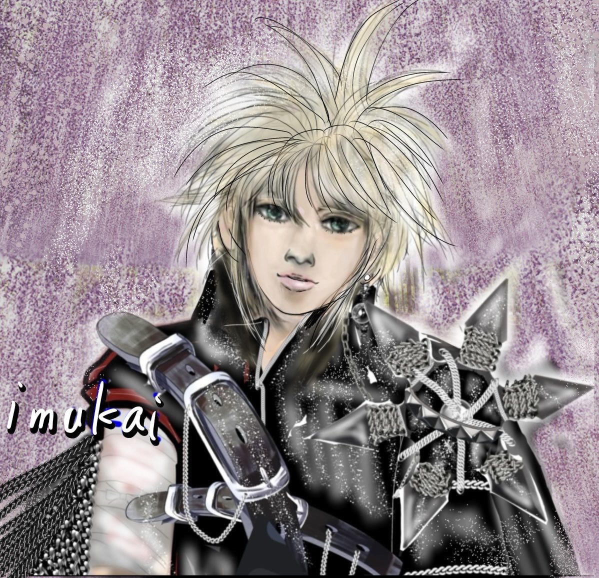 kvi_rr's tweet image. こんにちは｡
#illustrations #オリジナル #デジタル 
#オリキャラ #イラスト  鬼滅の刃　FF7
冨岡義勇　クラウド
三郷コスプレイメージ再投稿です。
削除したら申し訳ありません。