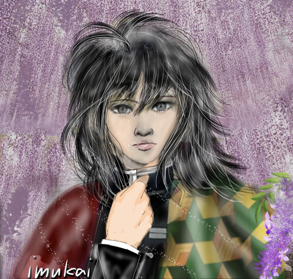 kvi_rr's tweet image. こんにちは｡
#illustrations #オリジナル #デジタル 
#オリキャラ #イラスト  鬼滅の刃　FF7
冨岡義勇　クラウド
三郷コスプレイメージ再投稿です。
削除したら申し訳ありません。