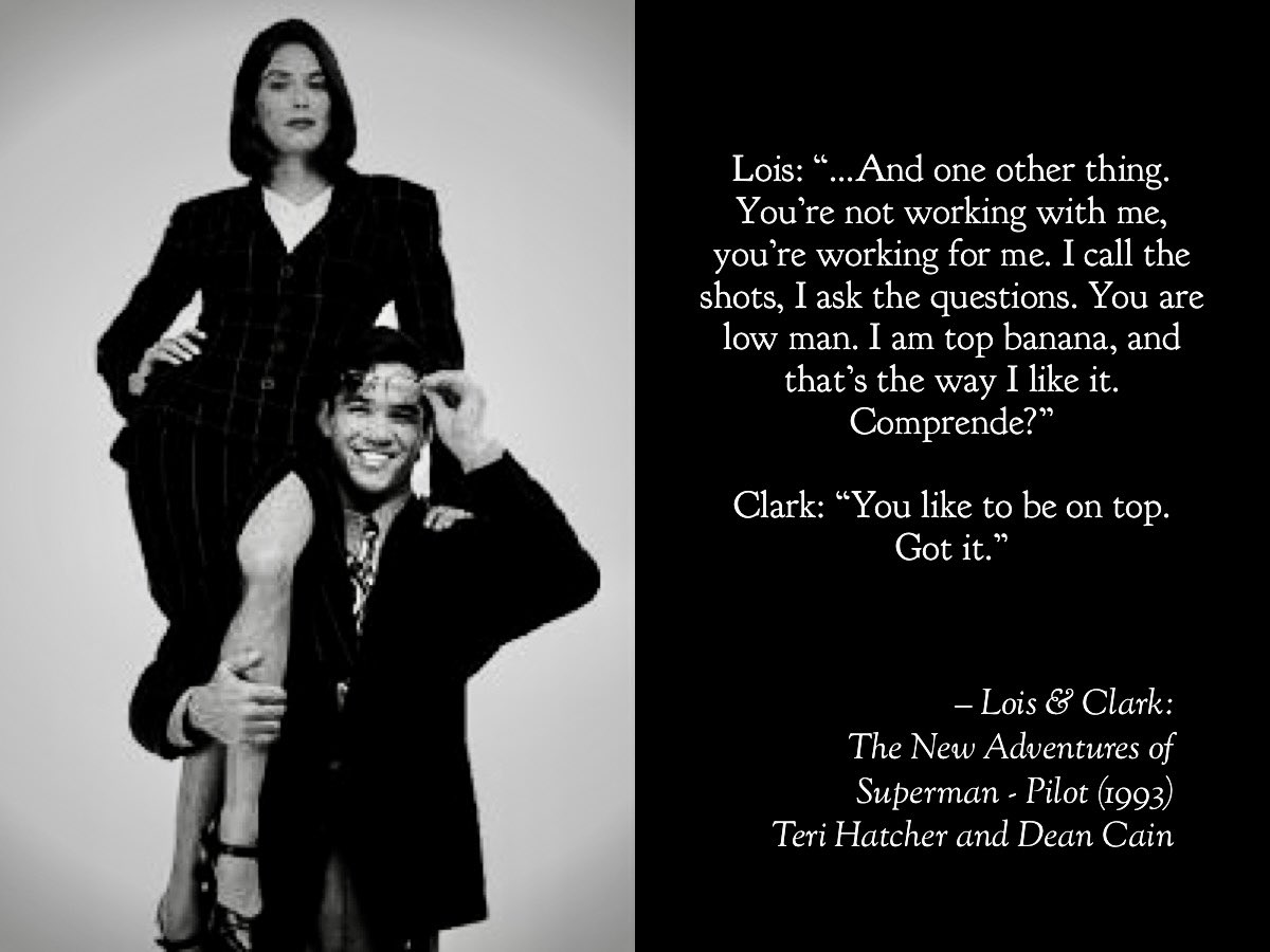 tonichiulli's tweet photo. Two of my favorite memes I created in 2020 🤍🖤👓
Lois & Clark: The New Adventures of Superman
#DeanCain #TeriHatcher https://t.co/Ti11nNIopy