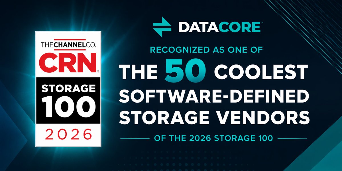 DataCore Software tweet media