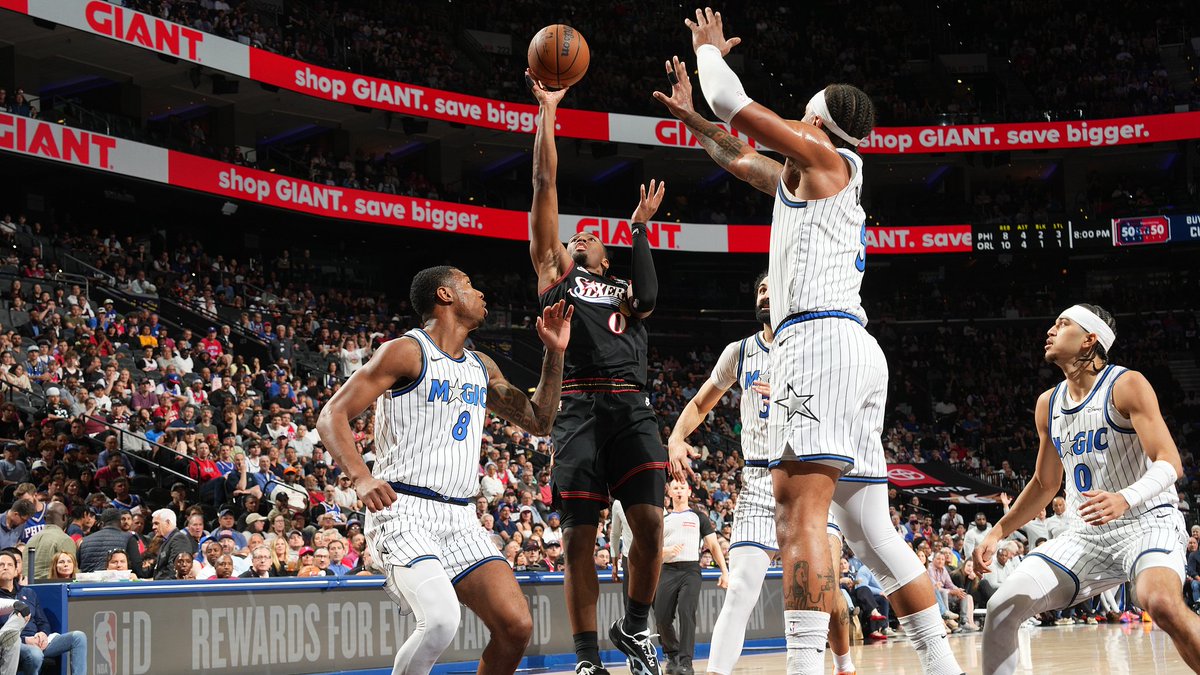CGTNSportsScene's tweet image. 🔥🏀#76ers 109-97 #Magic

Philadelphia through.

😍Tyrese Maxey: 31 PTS, 6 AST

😍Andre Drummond: 14 PTS, 10 REB

👏Desmond Bane: 34 PTS (Magic)

76ers clinch No. 7 seed → vs #Celtics

Magic will face #Hornets for final playoff spot. #NBA