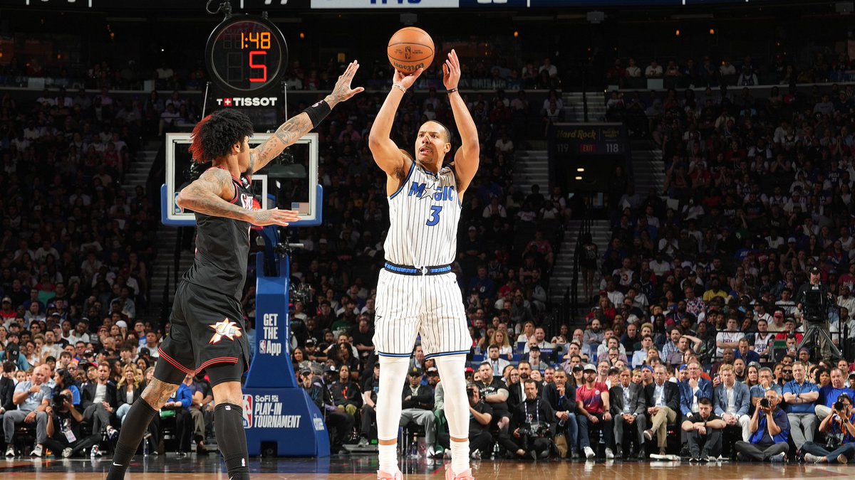 CGTNSportsScene's tweet image. 🔥🏀#76ers 109-97 #Magic

Philadelphia through.

😍Tyrese Maxey: 31 PTS, 6 AST

😍Andre Drummond: 14 PTS, 10 REB

👏Desmond Bane: 34 PTS (Magic)

76ers clinch No. 7 seed → vs #Celtics

Magic will face #Hornets for final playoff spot. #NBA