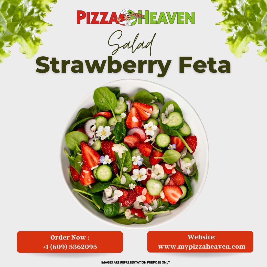 PizzaheavenMy's tweet photo. 👉Fresh Strawberries paired with creamy Feta over crisp greens create a perfect balance of sweet and tangy flavors delivering a refreshing bite that feels light yet satisfying!
#StrawberrySalad #FreshEats #HealthyBites #SummerFlavors #Salad
👉Website: https://t.co/5axSZuHel7 https://t.co/3CO1YUPiEw