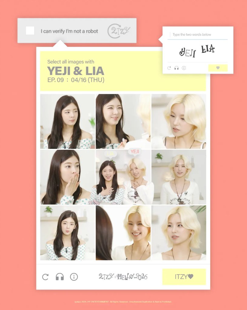 🎁 2TZY : Hello 2026 🎁

TODAY 6PM (KST)
EP.09 YEJI &amp; LIA

#ITZY #MIDZY <a href="/ITZYofficial/">ITZY</a>
#YEJI #예지 #LIA #리아
#2TZY #HELLO2026