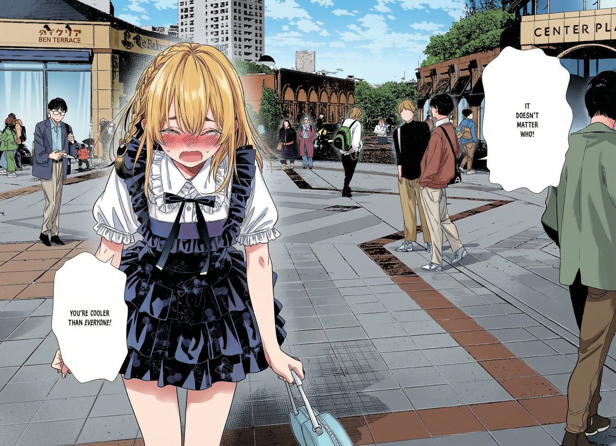 iro_manga's tweet photo. sumi finally gather courage to say (Image from Rent a Girlfriend chapter 421) #rentagirlfriend #sumi https://t.co/RnnLckOsI4