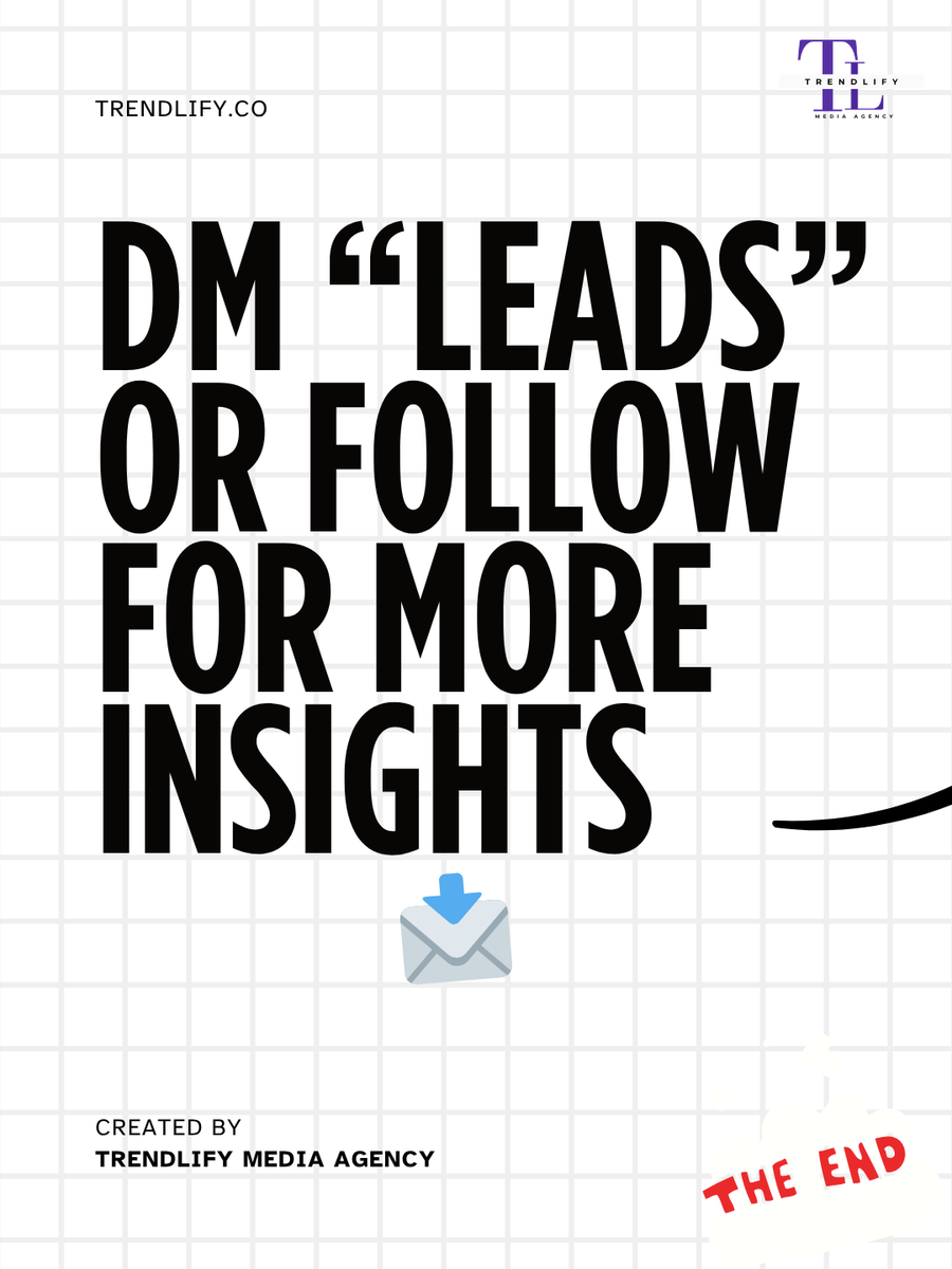 thetrendlify's tweet image. We generated 3X more leads in 30 days.

Here’s exactly how 👇
Fixed landing page (speed + clarity)
Better targeting (no broad audience)
Scroll-stopping creatives
Optimized every 48 hrs
Focused on conversions &amp;gt; clicks
.
#marketingtips #digitalmarketingtips #leadgeneration #agency