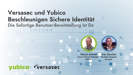 versasec's tweet photo. Webinar: @versasec und @Yubico beschleunigen sichere Identität - die sofortige Benutzer-Bereitstellung ist da.

Datum: Dienstag, 5. Mai 2026, um 10:00 Uhr CEST

Melden Sie sich jetzt an https://t.co/eKaaJNWibI https://t.co/9rRbZ5Ov51