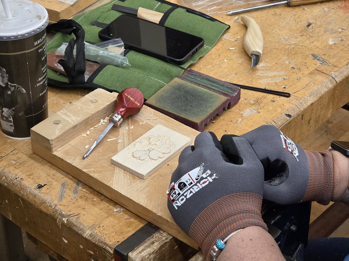 Thanks to Club member Grant for teaching tonight's class about carving name badges. It was great to see 7 or 8 members working to create a personal name badge for themselves, we're looking forward to seeing finished badges painted and put to good use soon!