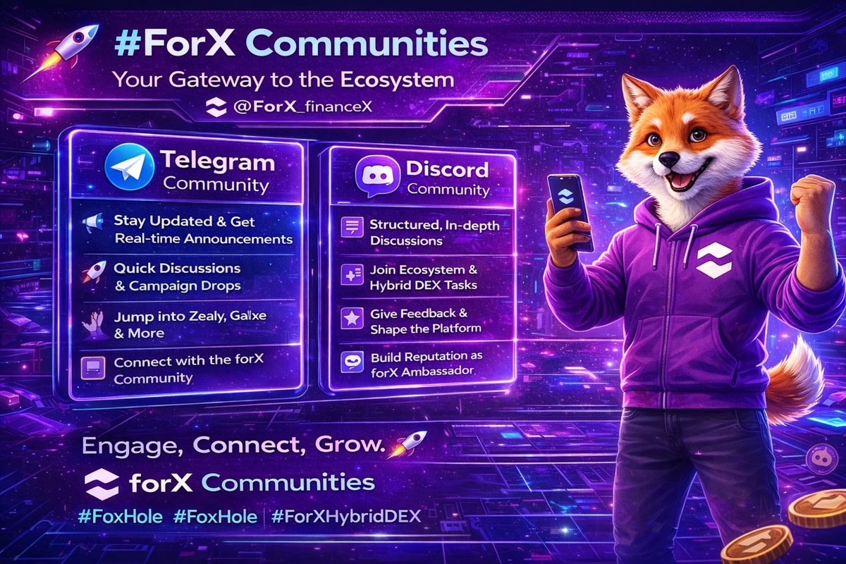 StormShadow7084's tweet photo. 🌐 If you’re exploring @forX_financeX and haven’t joined the communities yet, you’re honestly missing the core of the ecosystem.

Telegram and Discord aren’t just platforms they’re where real updates, opportunities, and growth begin for every serious participant. 🧵 https://t.co/RybyBgTTMl