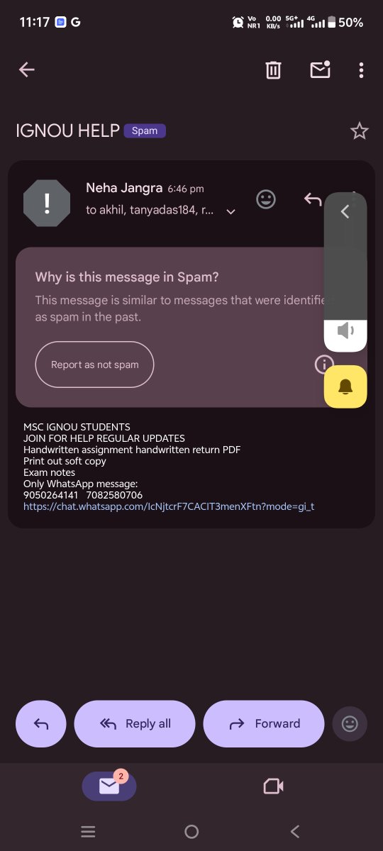 junsuu1986's tweet photo. @OfficialIGNOU @ugc_india @EduMinOfIndia 

How do they get students' personal data such as e-mail ID and phone numbers? Are you aware of the data security? How could you share our personal details with third-party agencies? Who will be responsible if they misuse the details? https://t.co/8pIuqCHrdO
