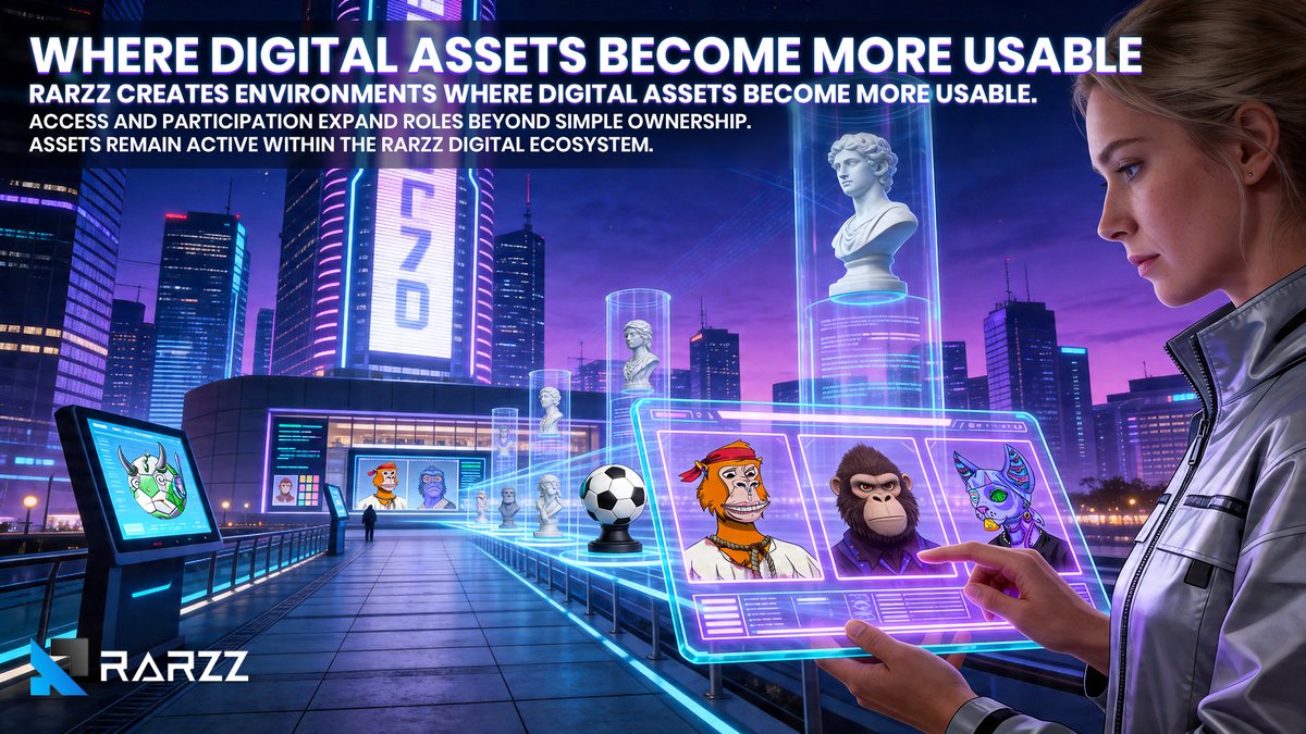 rarzz_1's tweet image. 🤝 Welcome to Rarzz!
🔄 Interaction expands how assets are experienced.
🍀 Engagement connects assets with evolving use.
📈 Utility grows through everyday activity.

#Rarzz #DigitalAssets #DigitalExperience #Ecosystem