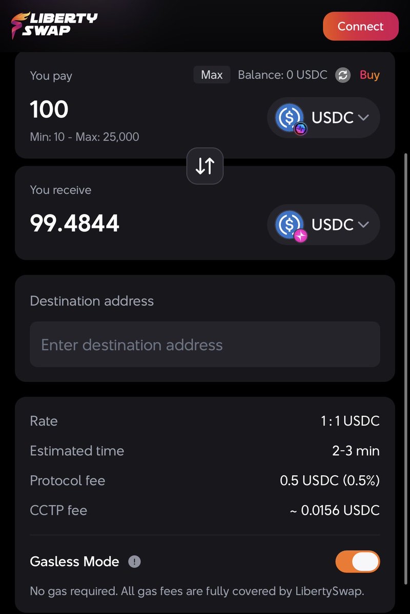 Liberty Swap ⚡️ Bridge2Pulse™️ Zero-Fee DEX tweet media