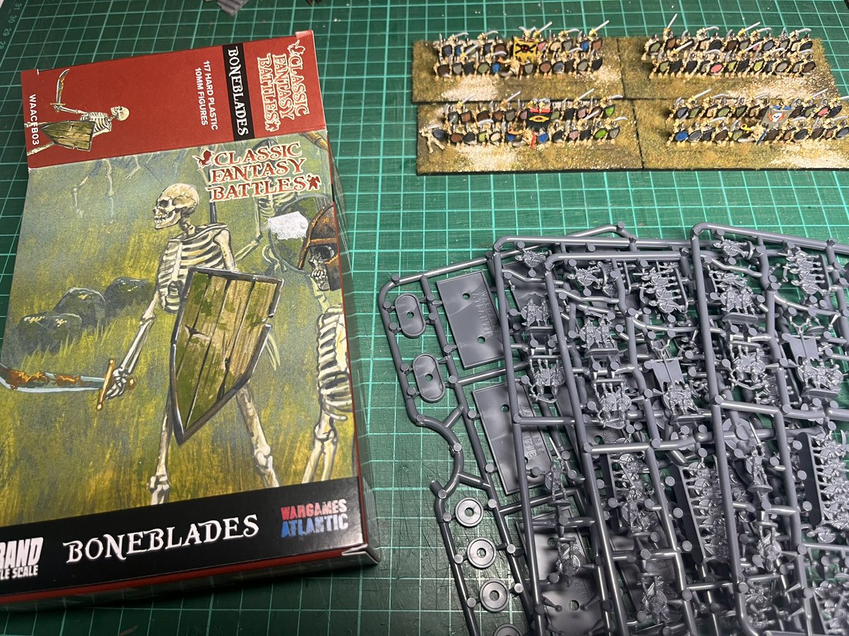 PhilDMackie's tweet photo. Here we go again! More #10mm skeletons from #WargamesAtlantic. #wargaming #fantasy https://t.co/sLoHdp5xpM