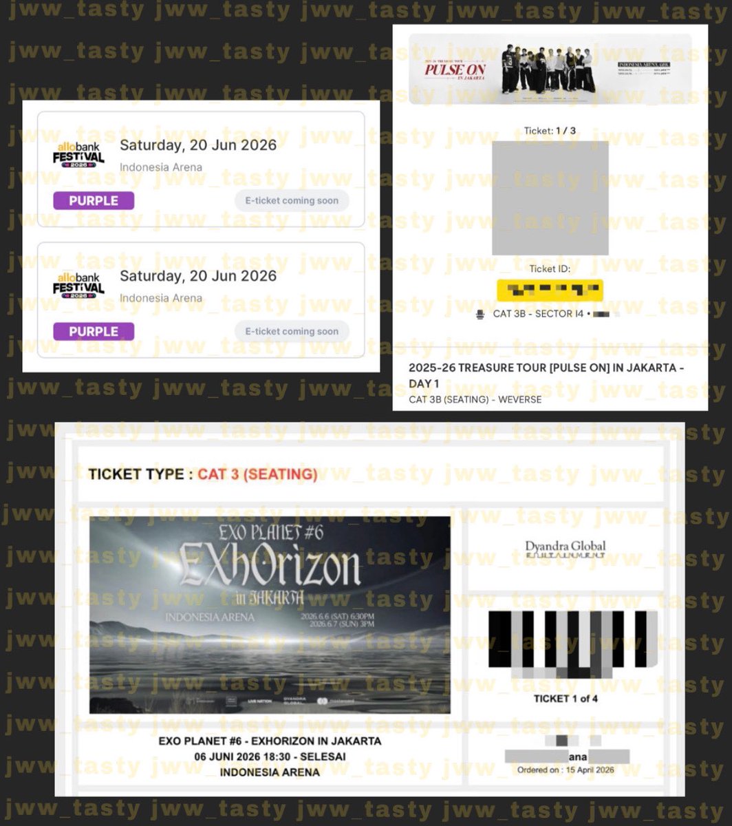 2025 : 
manifesting konser di Indonesia Arena

2026 : 
DUARR dapet treasure, exo, allofest di IA semuaa😂😂