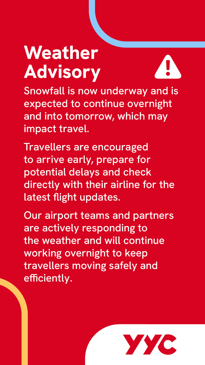 YYC Calgary Airport tweet media