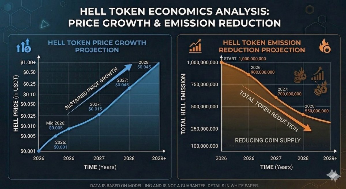 ATHellCoin's tweet photo. Here's how our 0.1% transaction fee burning mechanic will impact the coin's price.#hellcoin #hell #solana #sol #dex https://t.co/MOQjyHoYrj