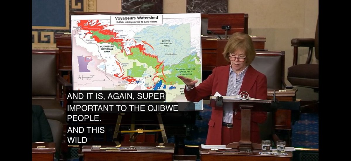 TheWildNorthTV's tweet image. Thank you for defending the #BWCA wilderness tonight @SenTinaSmith ! 🌲 💧