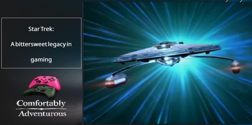 ComfortablyAdv's tweet photo. Star Trek: A bittersweet legacy in gaming

With the removal of 2023’s Star Trek Resurgence from sale, looking back at the last half century of gaming in the final frontier and a bittersweet legacy of deleted games lost to licensing rights.

https://t.co/gwQaGJWYjS https://t.co/pgW7DojM4H