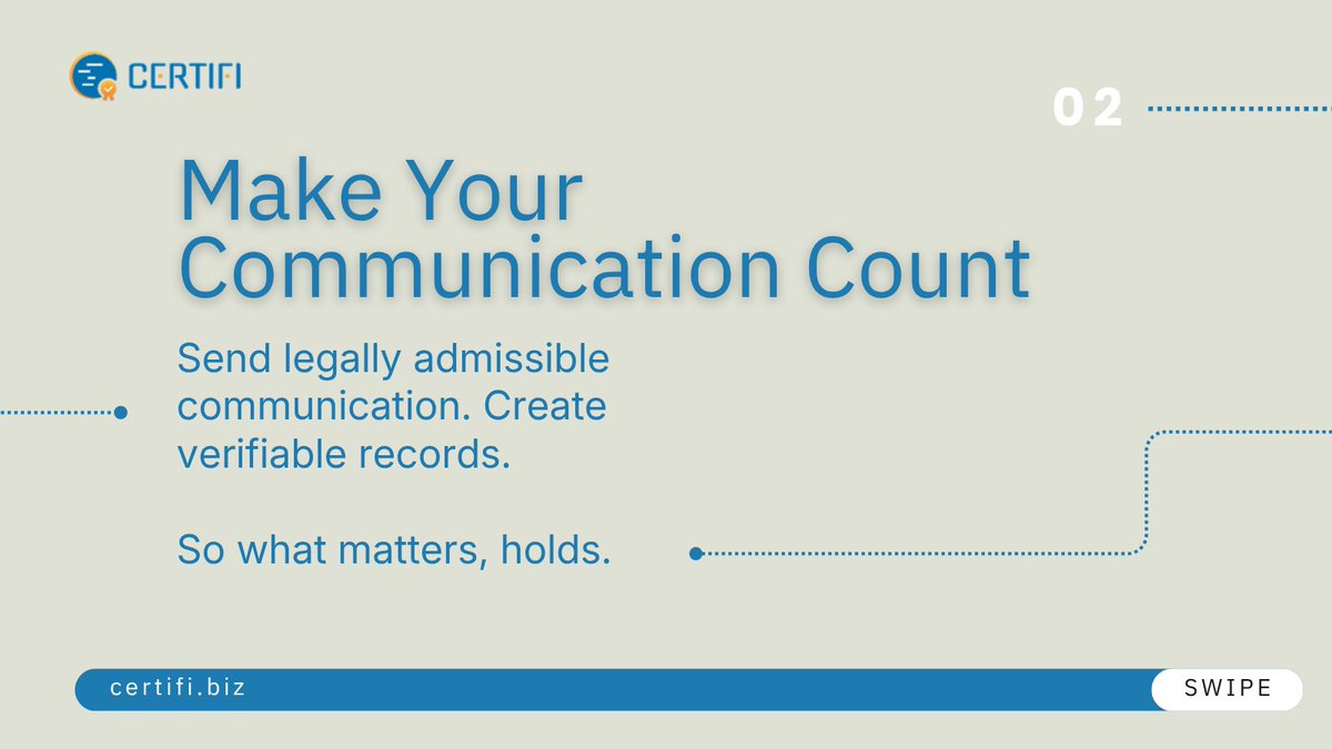certificcs's tweet photo. This Financial Literacy Month, go beyond awareness.
Make every financial communication recorded, traceable, and provable.

#CERTIFI #FinancialLiteracyMonth #April #LegalTech https://t.co/ujUEMkOy23