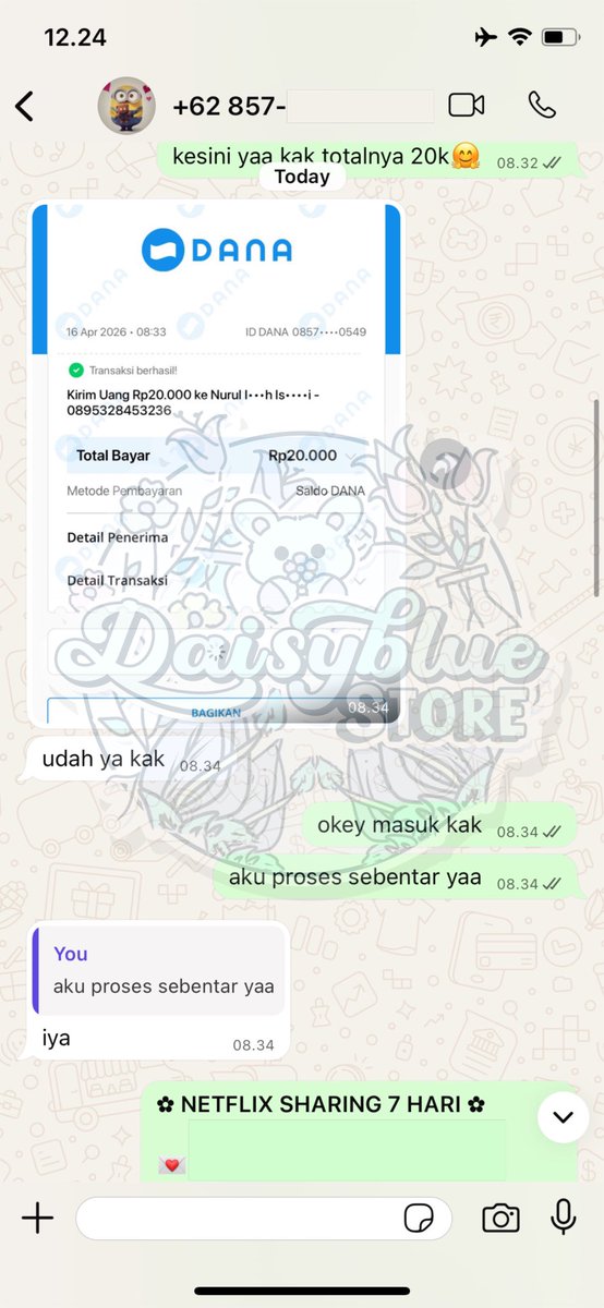 ✿ ina ; jual netflix murce tweet media