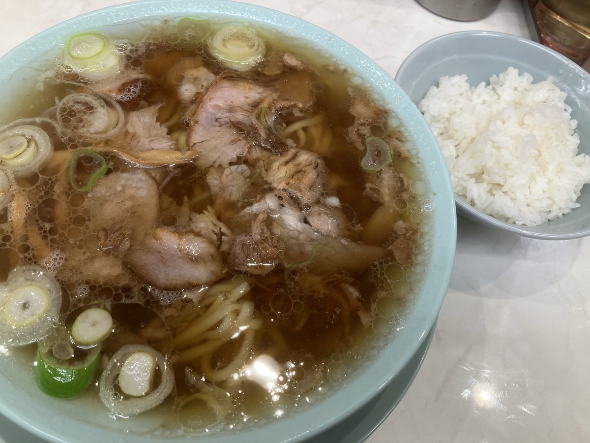 miyatsubaDX's tweet photo. 中華そば＋無料めし
#なぎちゃんラーメン 
#錦糸町 https://t.co/vfSOxbYUTT