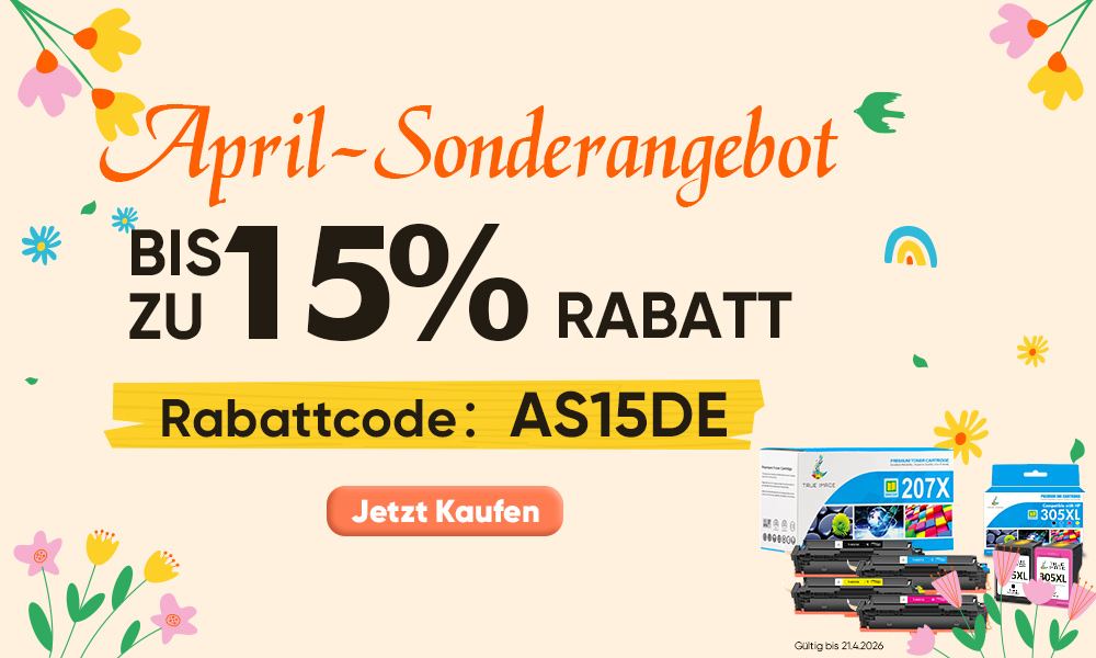 TrueImageDE's tweet image. 🌸 April-Sonderangebot – True Image
💰 BIS ZU 15% RABATT
🖨️ auf alle True Image Toner- &amp;amp; Tintenpatronen
👉 Rabattcode: AS15DE – beim Checkout einlösen.
🔗Jetzt kaufen – trueimagetech.de
#TrueImage 
#Druckerzubehör 
#AprilDeals 
#SparenBeimDrucken