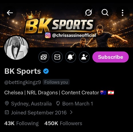 Good morning y'all.

I woke up to <a href="/bettingkingz9/">BK Sports</a> following me. THANK YOU🙌

As a small account, you REPOST for me, I REPOST for you. That's how we'll grow.

Let's go!!!