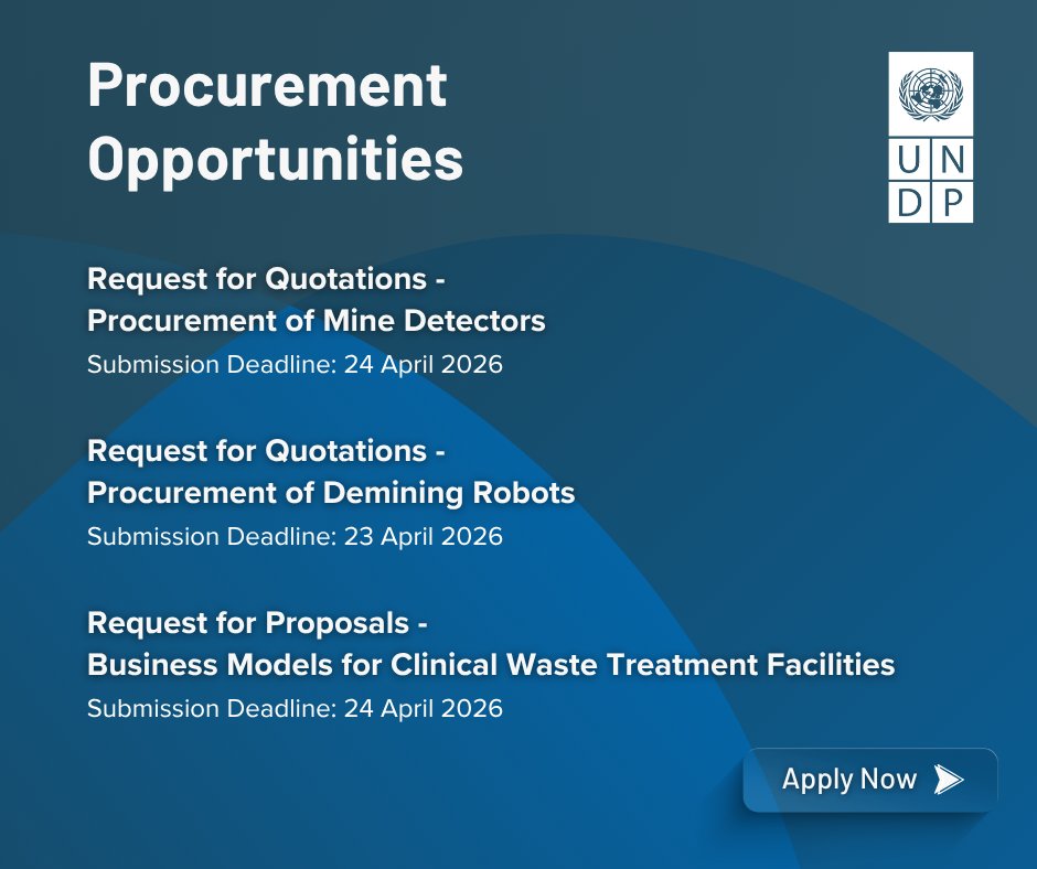 UNDPSriLanka's tweet image. Looking to work with @UNDP #srilanka?

Explore current #procurement &amp;amp; #consultancy opportunities across technical expertise, goods, and services supporting #SustainableDevelopment.

👉 Apply here: undp.org/srilanka/procu…