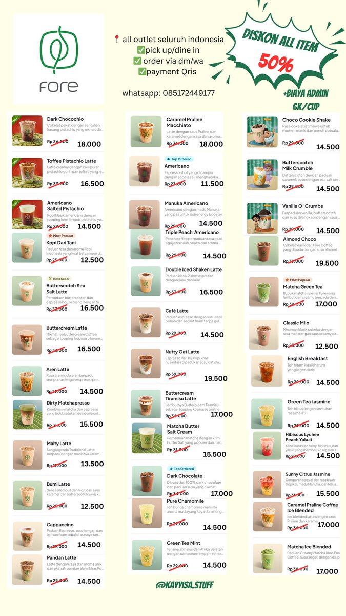 drrrreeeiii's tweet photo. Jasa order fore kopi kenangan vocer voucher promo 50% readyyy guyssss

Langsung wa kesini https://t.co/OvVeabvRDW

Wts wtb kopken kopi kenangan fore #zonauang jasdor

Khusus fore: beli 1 35%
Beli 2 (buy 1 get 1) https://t.co/kBfTma2u7a