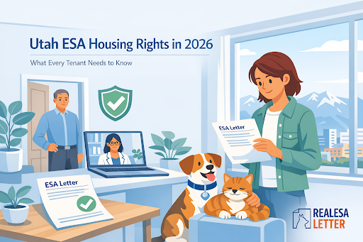 iamstevenrusso's tweet photo. Utah ESA housing laws in 2026 give important protections to tenants with emotional support animals. Understanding these rules can help you secure your housing rights.
 https://t.co/JfZzRC7ehe
#UtahLaw #ESALetter #HousingRights #TenantProtection https://t.co/Le7wACljMR