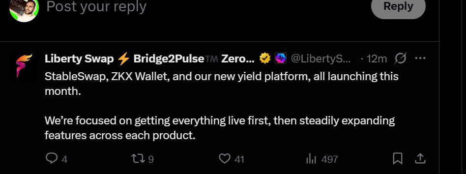 ❤️💛💚💙

🚨 BREAKING 🚨

🗽 PulseChain LibertySwap has released StableSwap.

This is a StableCoin Swapping Tool which will focus on consistent pricing amongst StableCoins all across PulseChain.

💰 The theme of StableCoins is interesting, because we are in a StableCoin