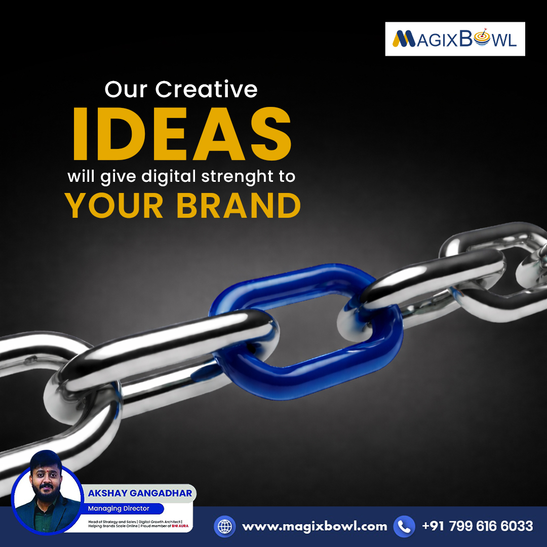 MagixBowl's tweet photo. Creative ideas don’t just look good —
they build strong brands.
That’s where real growth begins.

📞 +91 799 616 6033
🌐 https://t.co/EuKJkNLQWc

#DigitalMarketing #BrandGrowth #CreativeStrategy #MagixBowl https://t.co/5QxcuhiHsK