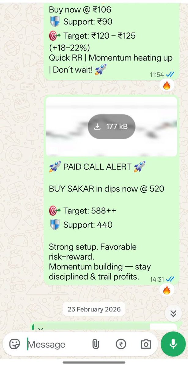 PositionalShare's tweet photo. 6/6 Targets Hit in Paid Calls ✅

Consistency is not magic — it’s a system.

If you’re serious about trading,
stop following noise.
👉 Full research + calls: Link in profile

Proof below 📊

#positionalcalls #trending #TNwithAIADMK #Nasdaq #RCBvsLSG #DummyPieceStopOverAction https://t.co/cMcPMy5KhX
