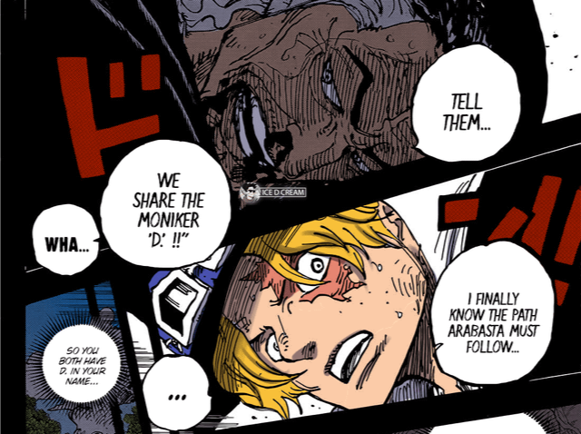 RevMaher's tweet image. I think it's time to reread Sabo's scene

- Stormed the castle
- First one ever attacked Imu (who transformed into his real form)
- Faced ALONE 5 Gorosei + Imu
- Carried Cobra's message and managed to escape!

WABO 🔥🔥🐐 #ONEPIECE1180