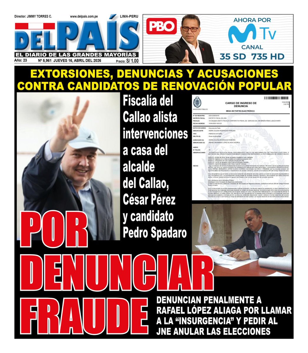 Rafael López Aliaga tweet media