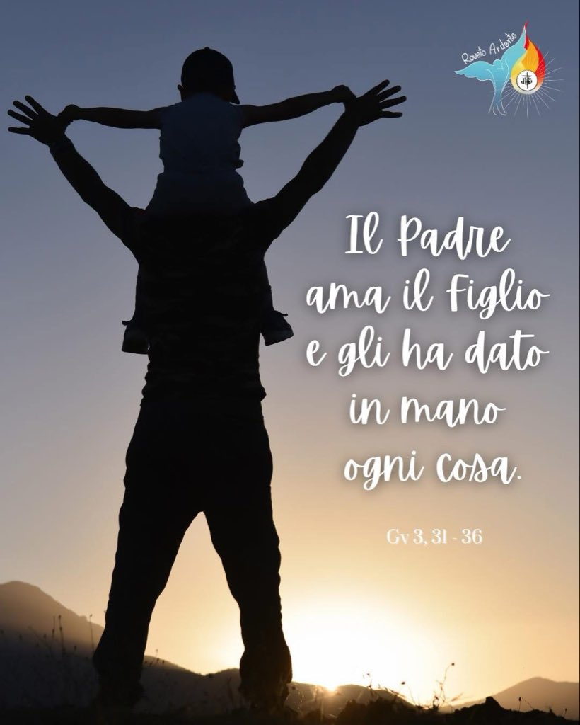 RovetoArdente's tweet photo. Gesù dona lo Spirito “senza misura”: un amore sovrabbondante che allarga lo sguardo e trasforma la vita. Non siamo fatti per la mediocrità, ma per volare alto. Accogliere lo Spirito significa vivere in pienezza, non più “terra terra”. 🕊️ #dalvangelodioggi https://t.co/dSICAtZXmr