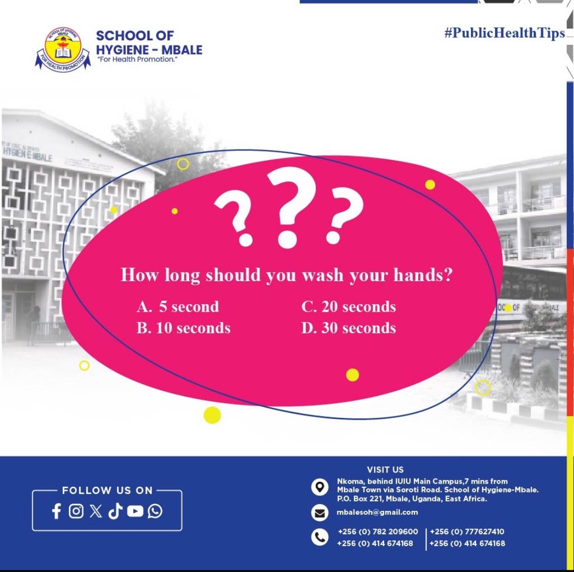 School of Hygiene-Mbale tweet media