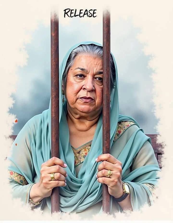 صنف آہن ڈاکٹر یاسمین راشد، ایک مثالی پاکستانی جنہوں نے ایک شفیق ماں کی طرح عوام کی خدمت کی ان کے ساتھ یہ سلوک ناقابل برداشت ہے !
اللہ پاک تمام اسیران کی مشکلات آسان فرمائیں۔ آمین
#ReleaseYasminRashid