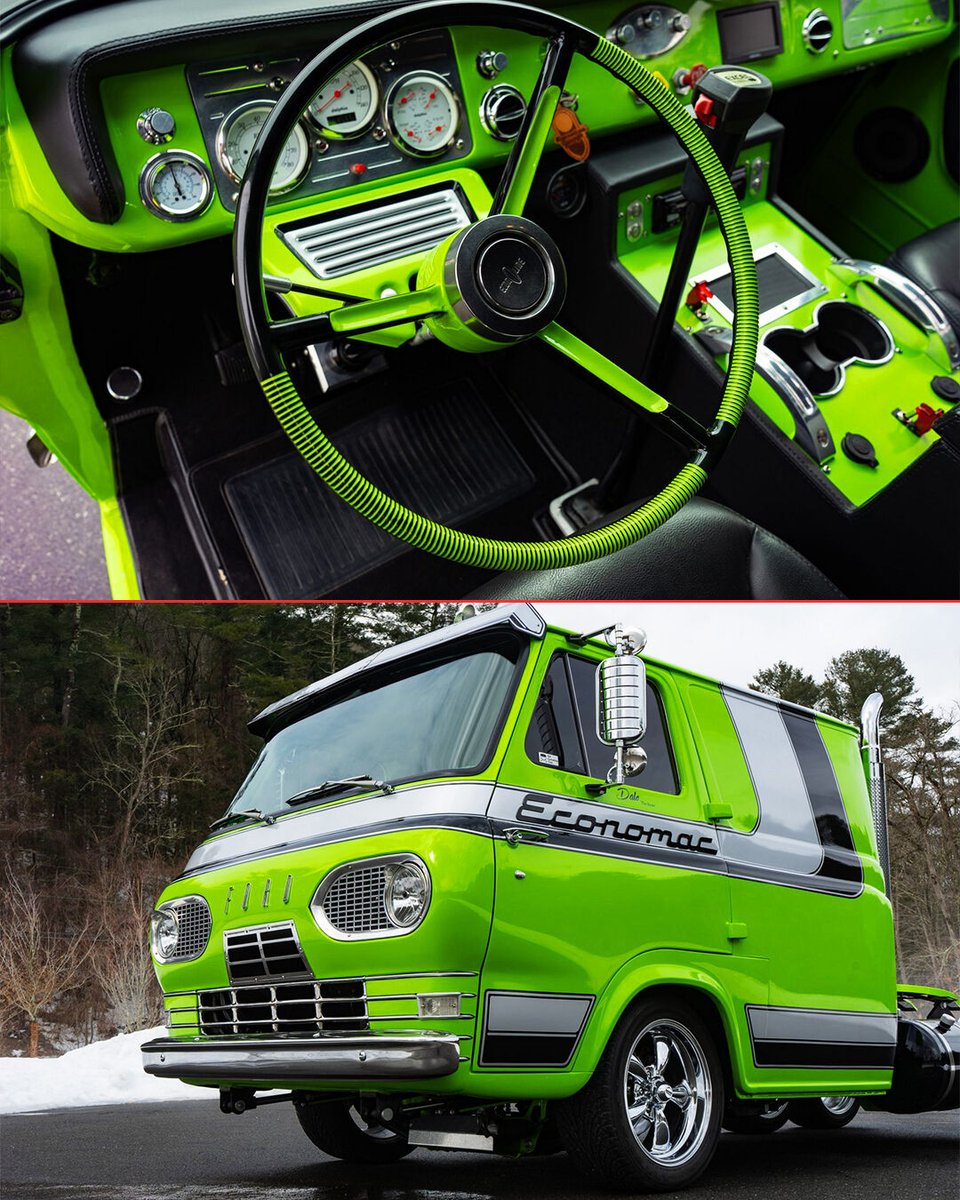 autoevolution's tweet image. The humble Ford Falcon compact vehicle didn’t have a long life on the market – but it left two of the most iconic Ford monikers as a legacy. While the Mustang is the undisputed champion of popularity, the other offspring is a much more discrete model: the Econoline.

#ford #truck