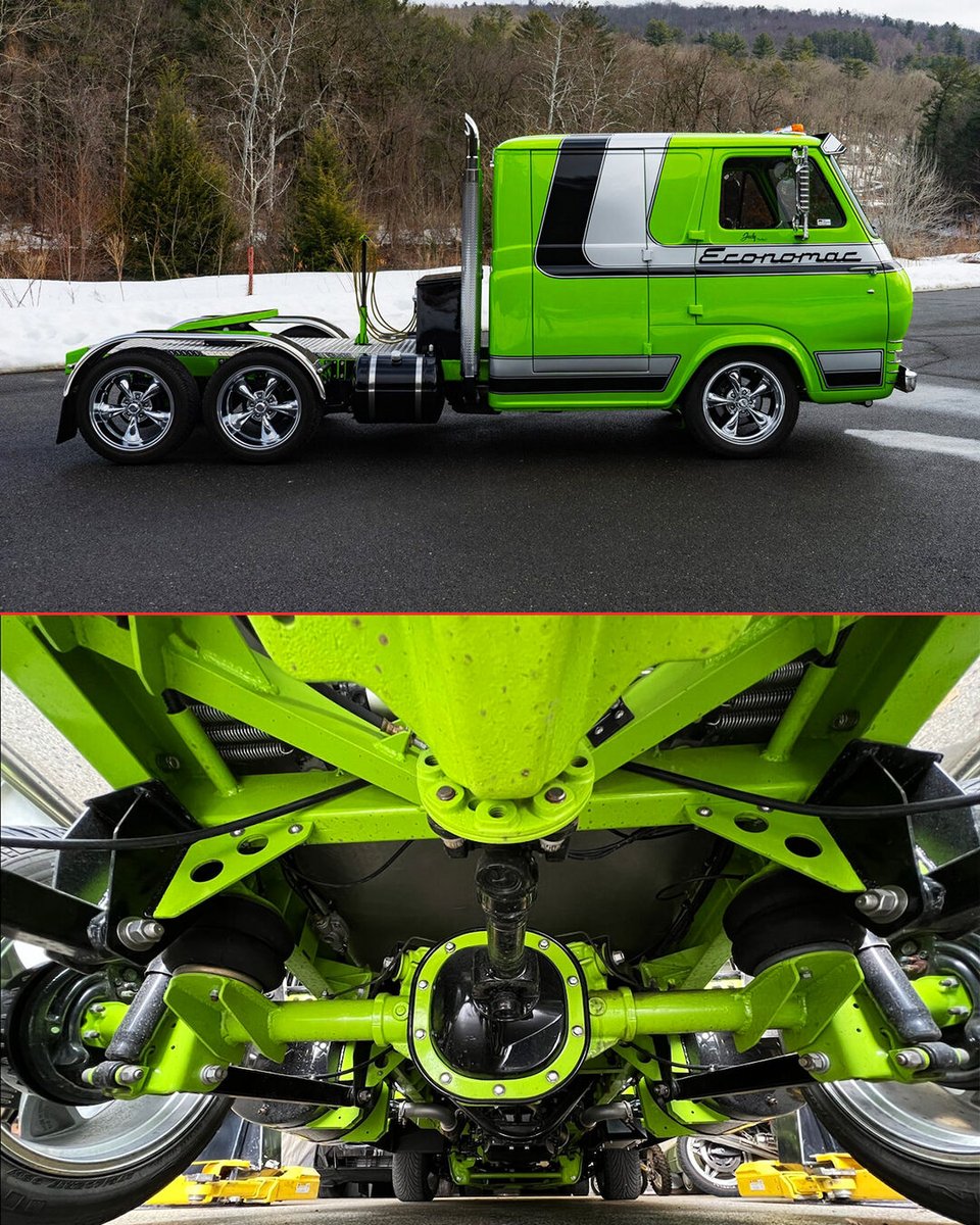 autoevolution's tweet image. The humble Ford Falcon compact vehicle didn’t have a long life on the market – but it left two of the most iconic Ford monikers as a legacy. While the Mustang is the undisputed champion of popularity, the other offspring is a much more discrete model: the Econoline.

#ford #truck