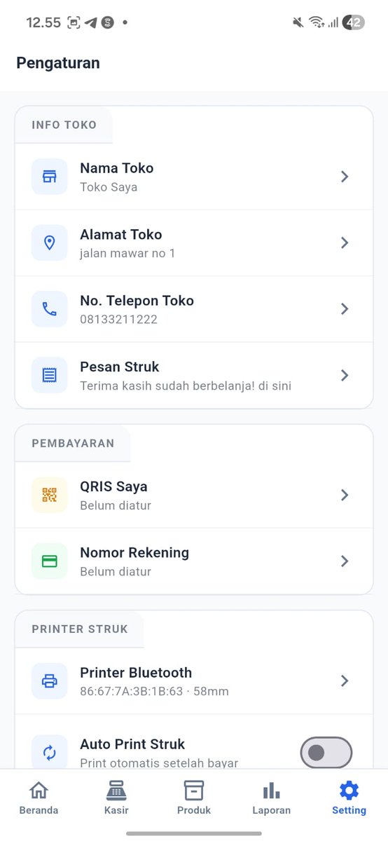 pencaricuan73's tweet photo. Jual Mesin Kasir Offline, karna masih di eaktu promosi dari 300k skrg jadi cuman 170k 🥳 (bisa dipakai seumur hidup loh jadi gaperlu subscription) 😎 boleh dm dulu buat tanya" detailnya ya https://t.co/ZMflKIjBtD