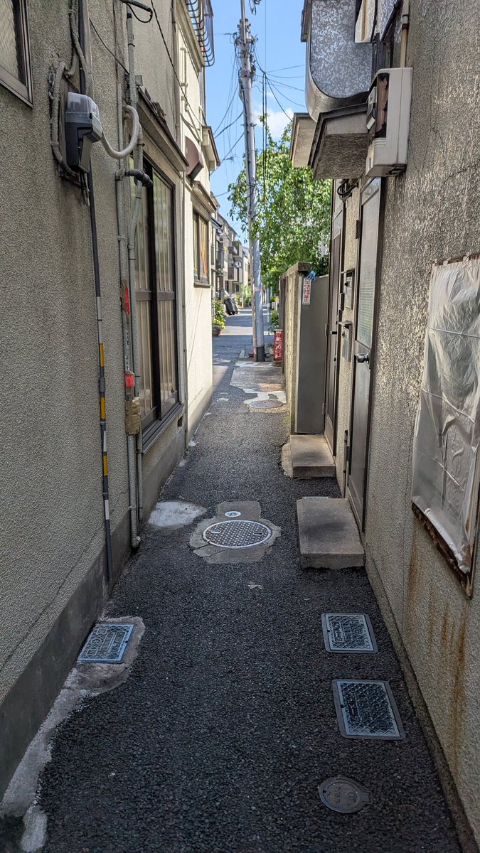今日の路地
#路地
#通り抜け